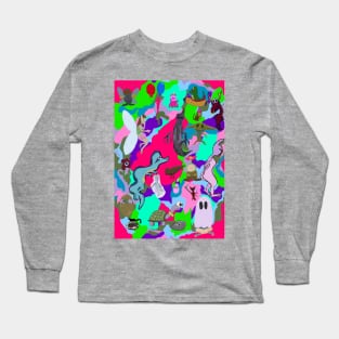 Colorful original character creature mythical fantasy sci-fi Long Sleeve T-Shirt